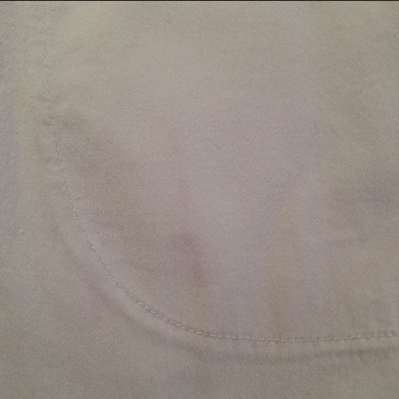 Denim & Co original waist, white pants, 2 pockets, size L, A53351, READ - Picture 8 of 8